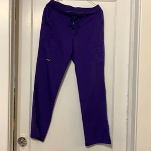 Euc Grey’s Anatomy grape scrub pants